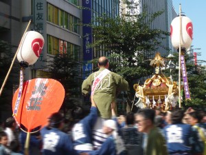 パルコ前で見たお神輿