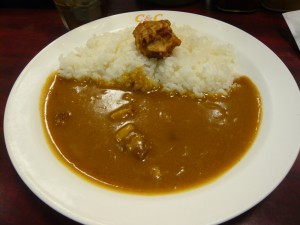 カレーショップＣ＆Ｃ 吉祥寺店の朝カレーA（唐揚げ）