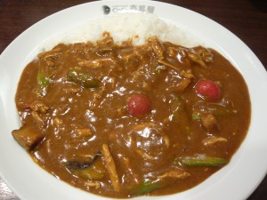 ココイチのチキンと夏野菜カレー2010