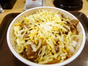 ３種のチーズ牛丼@すき家吉祥寺南店