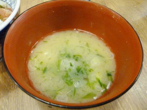 生海苔味噌汁